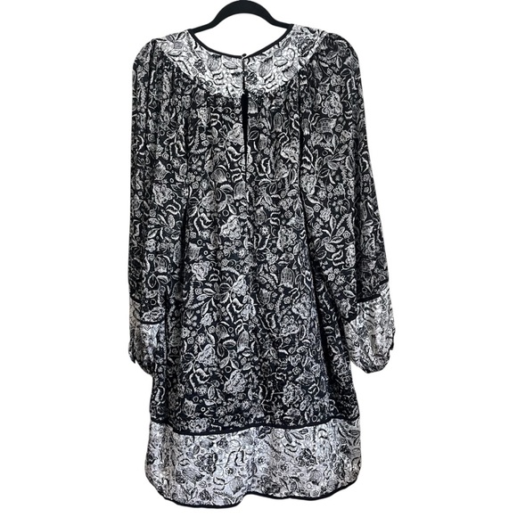Anthropologie Susanne Tunic Dress Black Long Sleeve Size Medium - Picture 4 of 9